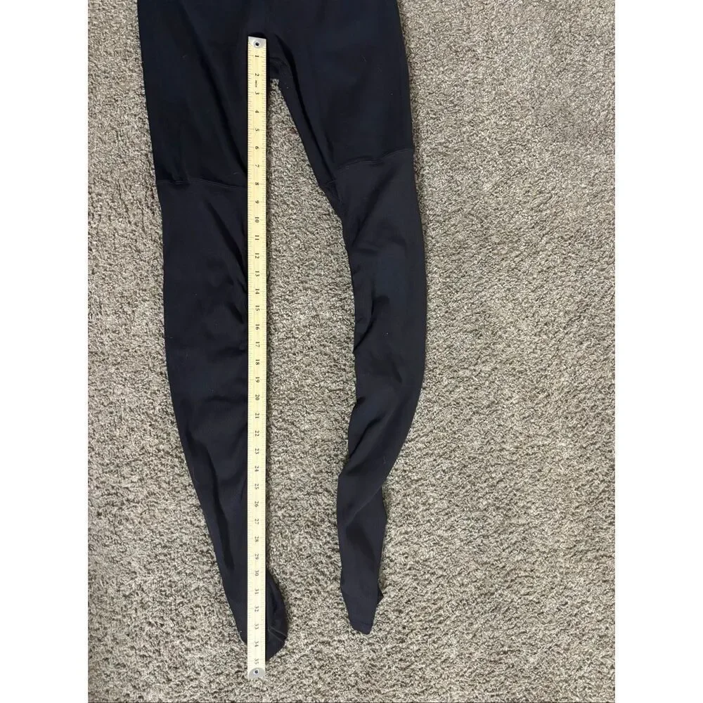 Alo Yoga Airbrush High-Waist Highlight Goddess Black Leggings Women's Medium